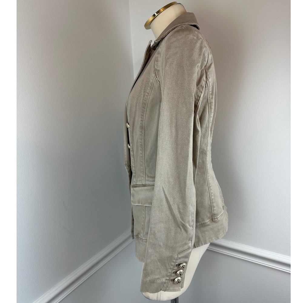 WHITE HOUSE BLACK MARKET Tan Trophy Jacket Blazer | Size 6 - Picture 7 of 16